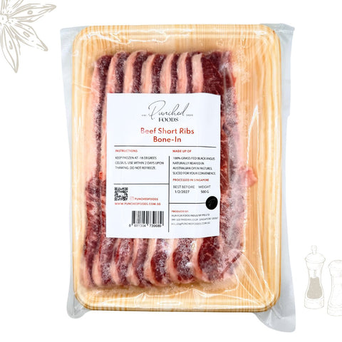 Halal Black Angus Beef Short Ribs Bone-In (La Galbi)
