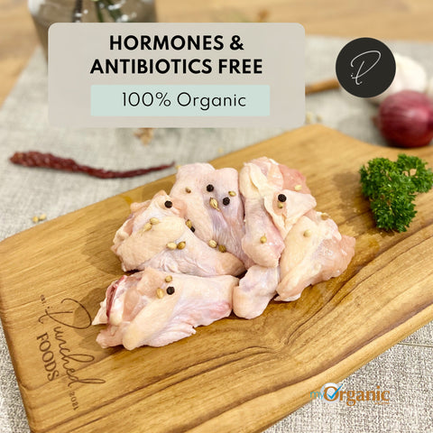 Halal organic chicken drumettes