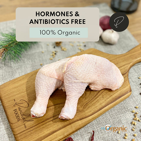 Halal organic chicken whole leg