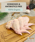 Halal organic chicken wings