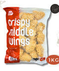 Premier First Cooked Crispy Chicken Middle Wings halal