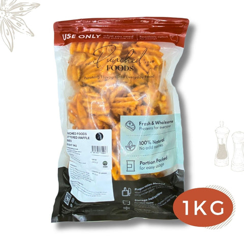 Criss-Cut Waffle Fries 1KG (Halal)