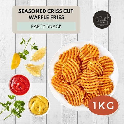 Criss-Cut Waffle Fries 1KG (Halal)