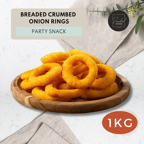 Crumbed Onion Rings 1KG (Halal)