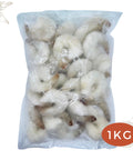 Frozen Deshelled Vannamei Prawns peeled and tail on PTO 31/40