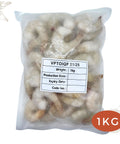 Frozen Deshelled Vannamei Prawns peeled and tail on PTO 21/25