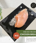 Halal fresh chicken breast from Singapore