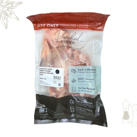 Fresh chicken carcass bone for chicken soup halal