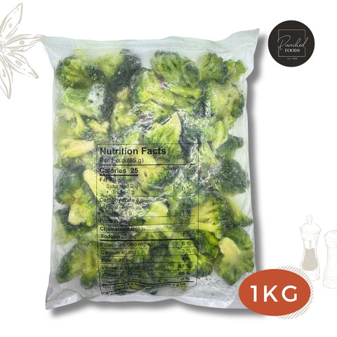 Halal Frozen Broccoli Florets 1KG