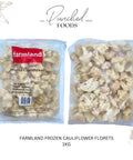 Frozen cauliflower florets