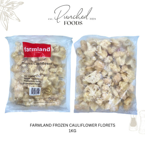 Frozen cauliflower florets