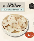 Halal Frozen Mushroom Slices 1KG