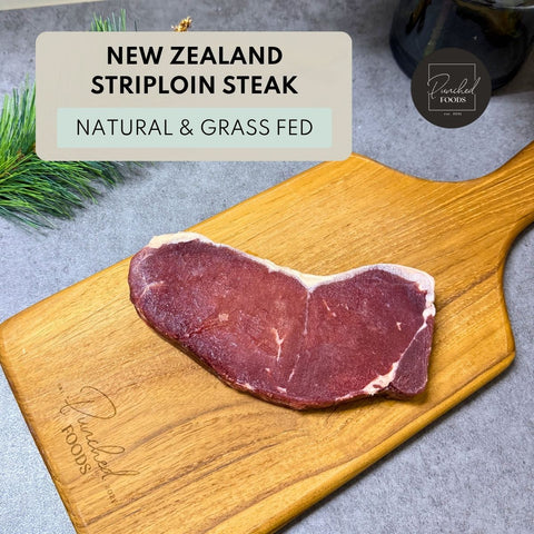 Halal New Zealand Striploin Steak Affco