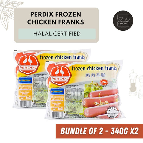 Perdix Chicken Franks Halal - Bundle of 2