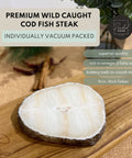 Wild Caught Cod Fish Steak seafood delivery in Singapore