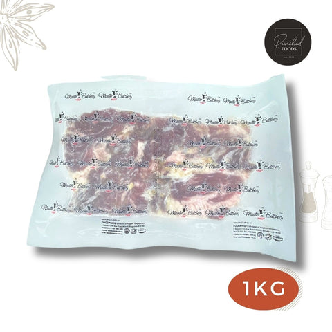 Halal sliced beef bacon