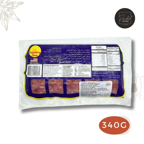 US Smoked Turkey Bacon Slices Halal