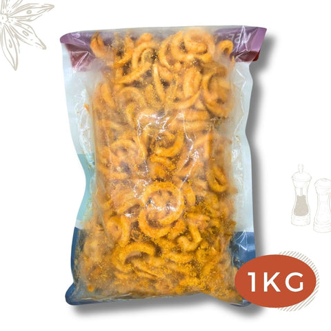 Twister Curly Fries (skin-on) 1KG (Halal)
