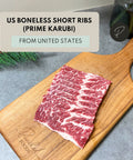 Halal US boneless short ribs prime karubi yakiniku