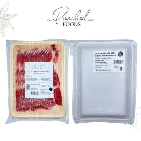 Halal US short ribs shabu shabu