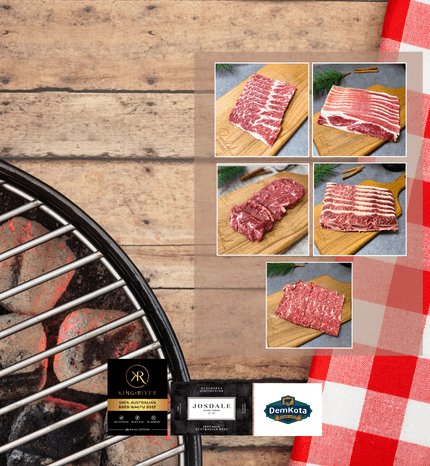 Halal table grill beef selection from Punched Foods Singapore